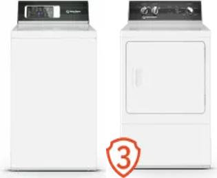 Side by Side Washer & Dryer Set